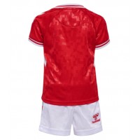Camisa de time de futebol Dinamarca Replicas 1º Equipamento Infantil Europeu 2024 Manga Curta (+ Calças curtas)